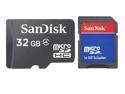 SanDisk 32GB 32G microSD microSDHC micro SD SDHC Card Class 4 with USB Card Reader R13