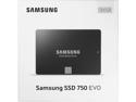 Samsung 750 EVO 500GB 2.5" 500G SATA III Internal SSD 3-D 3D Vertical Solid State Drive MZ-750500BW with OEM SSD Case