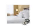 Sunbeam Thermofine Quilted Striped Heated Electric Mattress Pad Full Size
