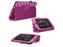 Google Nexus 7 Case - Smart Leather Folding Folio Stand Case Cover in New Polka Dots Design ( PINK/WHITE )