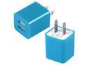 Universal 2 USB Plug AC Power Adapter Charger Mini Wall Charger For Smartphones/ Tablets/ Phablets/ PDAs