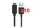 6 Ft Micro USB Data Sync Charge Cable For All Micro USB Devices Samsung Galaxy Series/ Smartphones/ Blackberry/HTC - pack of 10
