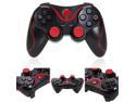 Replacement Black w/ Red Strips Wireless Bluetooth Game Pad Controller For Sony  PS3