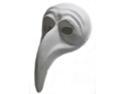 Paper Mache Plague Doctor Mask - Plain White - Arts and Crafts
