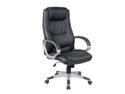 Synthetic Leather High-Back Executive Office Desk Chair, Black