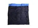 Outsunny Two-Person Double Wide Sleeping Bag, Blue/Black, 86 x 59-Inch/Medium