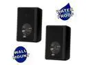 Acoustic Audio 151B Indoor Outdoor 2 Way Speakers 600 Watt Black Pair