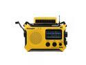 Kaito KA500 5-way Powered Solar Power,Dynamo Crank Yellow Wind Up Emergency AM/FM/SW/NOAA Weather Alert Radio with Flashlight,Reading Lamp and Cellphone Charger