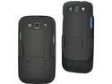 Aduro Shell Holster Combo Case for Samsung Galaxy S3 with Kick-Stand (Black) SMS3-CR01-HCS