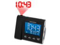 Magnasonic MAG-MM176K AM/FM Projection Clock Radio with Dual Alarm & Auto Time Set/Restore
