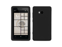 Black Silicone Skin Soft Phone Cover for T-Mobile Nokia Lumia 810