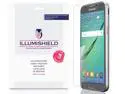 iLLumiShield Screen Protector Compatible with Samsung Galaxy J3 Emerge (AMP Prime 2, J3 Prime, J3 Luna Pro)(3-Pack) Clear HD Shield Anti-Bubble and Anti-Fingerprint PET Film