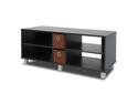 Furinno 10001EX/BR TV Enterntainment Center with 2 Bin Drawers, Espresso/Brown