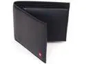 Alpine Swiss ASW135-Blk Men's Leather Wallet Bifold Removable ID Card Case
