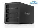 ORICO Aluminum 4 bay 3.5" HDD Docking Station USB3.0 to SATA With RAID Aluminum HDD Enclosure 150W Internal Power Adapter HDD Case