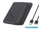ORICO 5 Packs USB3.0 2.5 inch External Hard Drive Enclosure SATA 5Gbps HDD SSD Storage HDD Case Support Up to 6TB SSD UASP protocols and TRIM for PC Laptop