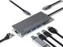 ORICO Transparent 6 IN 1 Type-C Laptop Docking Station USB 3.0  5Gbps 4K HDMI-Compatible RJ45 USB HUB For MacBook