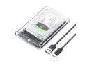 ORICO USB3.1 Type-C 3.5 inch Hard Disk Drive Enclosure Transparent External 16TB Hard Drive Disk Case for 2.5" 3.5" SATA HDD and SSD Tool Free Support UASP