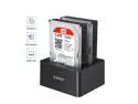 ORICO USB 3.0 to SATA Dual Bay External Hard Drive Docking Station for 2.5 or 3.5 inch HDD, SSD SATA I/II/III - Support Offline Clone, Duplicator, UASP (8TB Support) - Black (6629US3-C)