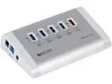 Orico Bokcore BC-U3H5-SV Full Aluminum 4-Port USB3.0 HUB with 3Ft USB3.0 Cable - White