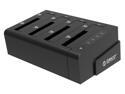 ORICO 4 Bay USB3.0 & eSATA 2.5 and 3.5 inch SATA HDD/SSD Docking Station for PC Laptop Windows and Mac OS [Support 8TB Drive Max ] -Black (6648SUSJ3)