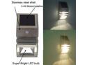 Outdoor Security LED Motion-Activated Solar Light Silver