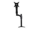 Dyconn DE640S (Hydro Series) Articulating TV / Monitor Grommet or Clamp Desk Mount - Full +/-90° Motion Swivel & Tilt - Supports Up To 12-24" and 17.6 Pounds