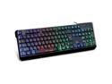 MOTOSPEED 104 Gaming Esport Keyboard - USB Wired LED Colorful Backlight Illuminated - for PC Laptop Notebook Desktop