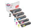 Compatible Brother TN336BK Black, TN336C Cyan, TN336M Magenta, and TN336Y Set of 5 High Yield Laser Toner Cartridges