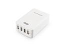 RAVPower 40W/7.2A 4-Port iSmart USB Wall Charger / USB Desktop Rapid Charging Station for iPhone 6 plus, 6; iPad; Galaxy; Kindle; Nexus; Nokia Lumia; HTC; LG; External Battery Packs and More (White)