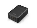 RAVPower 40W / 7.2A 4-Port iSmart USB Wall Charger / USB Desktop Charging Station for iPhone 6 plus, 6; iPad; Galaxy; Kindle; Google Nexus; Nokia Lumia; HTC; LG; External Battery Pack and More (Black)