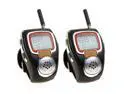 2PCS Digital Walkie Talkie Two Way Radio Watch Wristwatch Spy Wrist Auto Channel Scan LCD Display Auto Squelch Built-in Microphone for Outdoor Sport Hiking with Headset Power Adapter