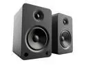 Kanto YU6 Powered Bookshelf Speakers with Built-In Bluetooth - Pair (Matte Black)