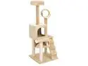 Deluxe 52" Cat Tree Tower Condo Scratcher Furniture Kitten House Hammock