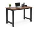 Best Choice Products Large Modern Computer Table Writing Desk Workstation for Home and Offce - Brown/Black
