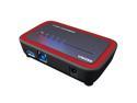 SEDNA - 4 Port USB 3.0 Hub with AC/DC Adapter ( SE-USB3-HUB-304A), Red Color