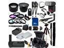 The EVERYTHING YOU NEED Package for Canon EOS Rebel T3i, Canon EOS Rebel T4i, Canon EOS Rebel T5i Digital SLR Cameras. Includes: Wide Angle, Telephoto, Filters, Flash, Tripod, 32GB SD Card & Much More