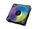ARCTIC P14 PWM PST A-RGB 0dB - Case Fan, 140 mm PWM, Optimised for Static Pressure, Semi-Passive: 0-1900 RPM, 5V 3 Pin A-RGB LED, Single Fan - Black Model ACFAN00239A
