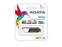 32GB ADATA S805 Sports Series Carabiner Keychain USB Flash Drive (Gray). Model AS805-32G-RGY