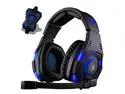 Stereo 7.1 Surround USB Gaming Headphones Headset - Blue LED (300cm-Cable)