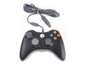 USB Wired Controller for Microsoft Xbox 360 XBOX360 OEM Black