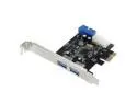 SuperSpeed 2-Port USB 3.0 PCI-E PCI Express 19-pin USB3.0 4-pin IDE Connector Low Profile