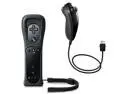 Esky Built in Motion Plus Inside Remote + Nunchuck Controller + Wrist Strap For Nintendo Wii Black