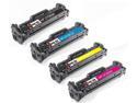 Laser Tek Services HP Compatible  312A - CF380A, CF381A, CF382A, CF383A 4 pack for HP LJ Pro: MFPM476nw, M476dn, M476dw
