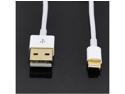 Gold Connector 8 Pin Lightning to USB Charger Cable for iPhone 5 5G 5S 5C iPod Touch 5th Nano 7th