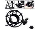Black Studio Microphone Shock Mount Clip Holder For MXL Large Diameter Condenser Mic