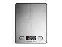 Patazon Digital Kitchen Scale, 11lb 5kg Weight Capacity, 4 Measurement Units, Bright LCD Screen,  Stainless Steel,Silver,