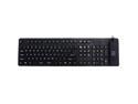 Waterproof Flexible Silicone USB Full Size Keyboard FR-108 IP67 certified