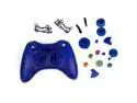 Crystal Blue Replacement Xbox 360 Controller Shell Cover Kit + Buttons
