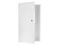 On-Q EN2050 Enclosure with Hinged Door; Surface/Flush Mount, Glossy White